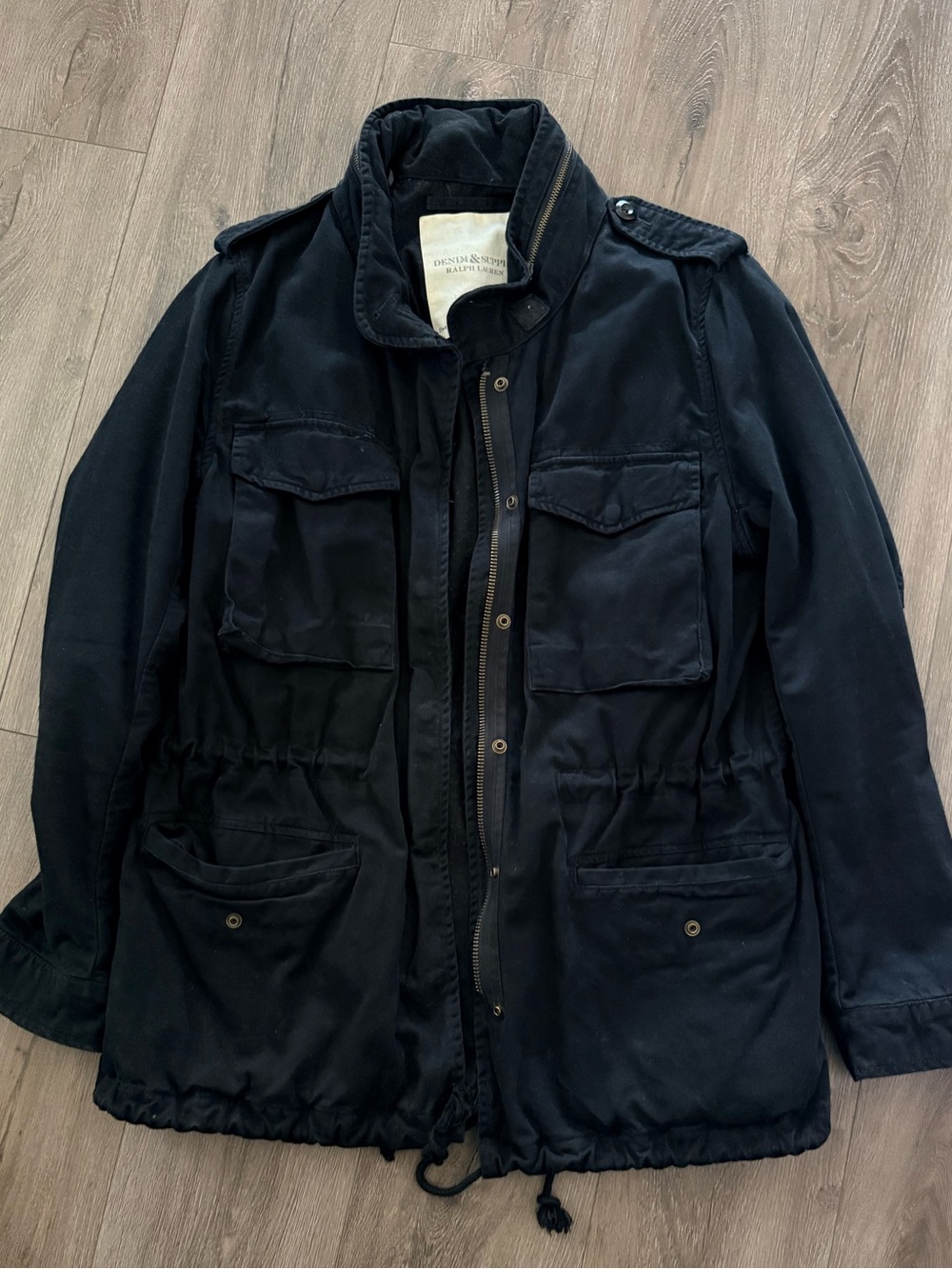 Denim & Supply Ralph Lauren Navy Black Utility Jacket
